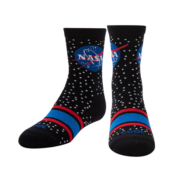 Odd Sox Nasa Stars Kids Crew Socks