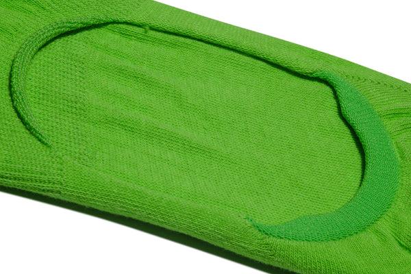 Odd Sox Neon Green Basix Fashion No Show