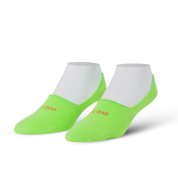 odd sox Neon Green Basix Fashion No Show