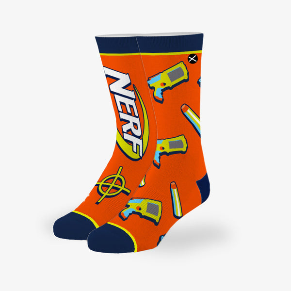 odd sox Nerf Split Big Kids Crew Socks