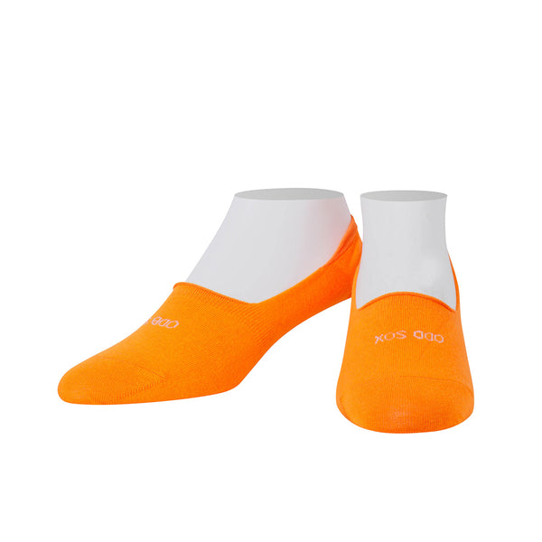 Odd Sox Orange Basix Fashion No Show