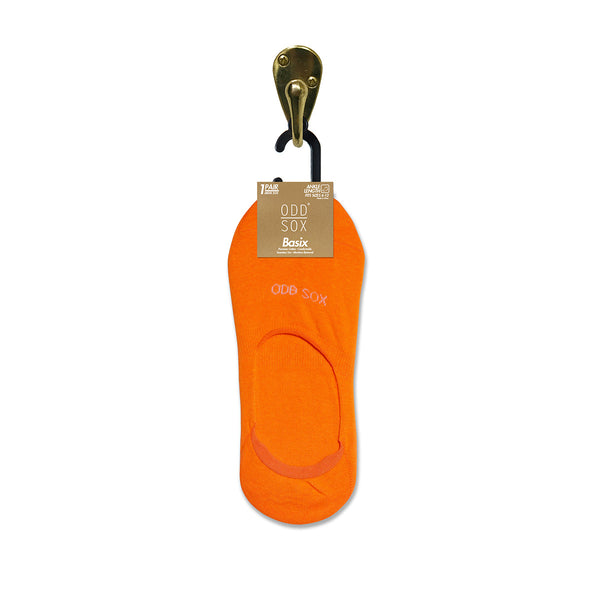Odd Sox Orange Basix Fashion No Show