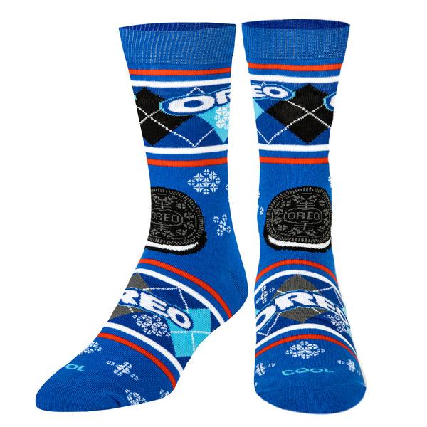 Odd Sox Oreo Christmas Men's Crew Socks