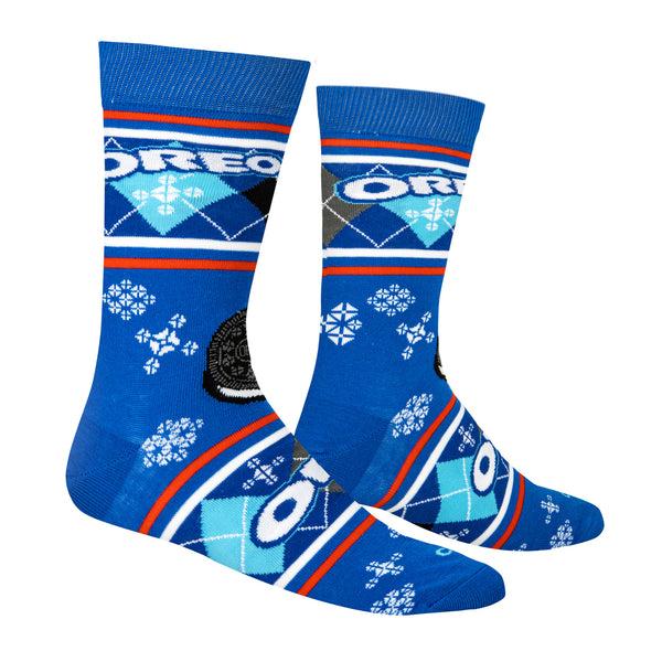Odd Sox Oreo Christmas Men's Crew Socks