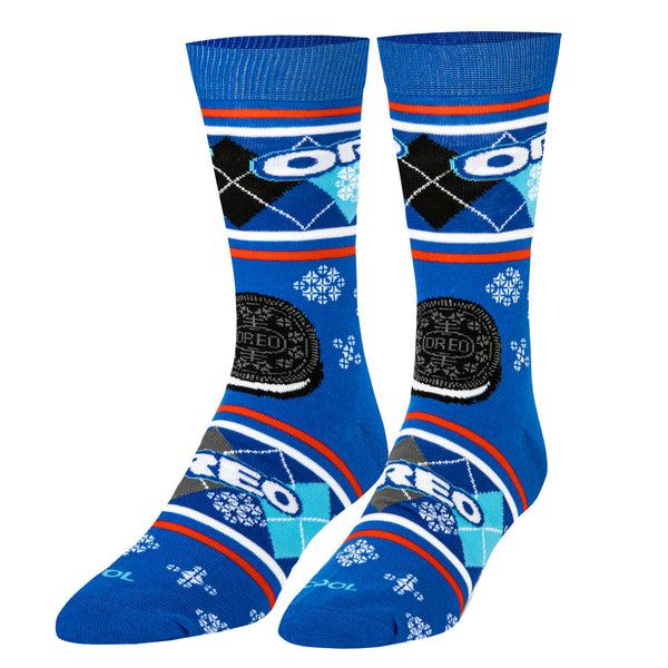 odd sox Oreo Christmas Men's Crew Socks