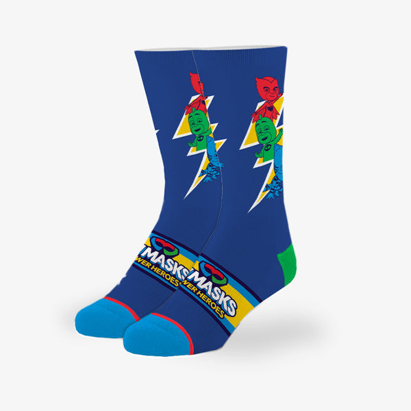 odd sox PJ Masks Bolt Big Kids Crew Socks