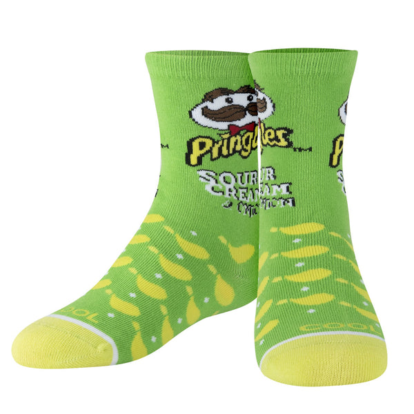 Odd Sox Pringles Sour Cream Big Kids Crew Socks