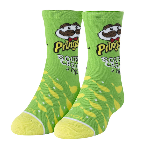 odd sox Pringles Sour Cream Big Kids Crew Socks