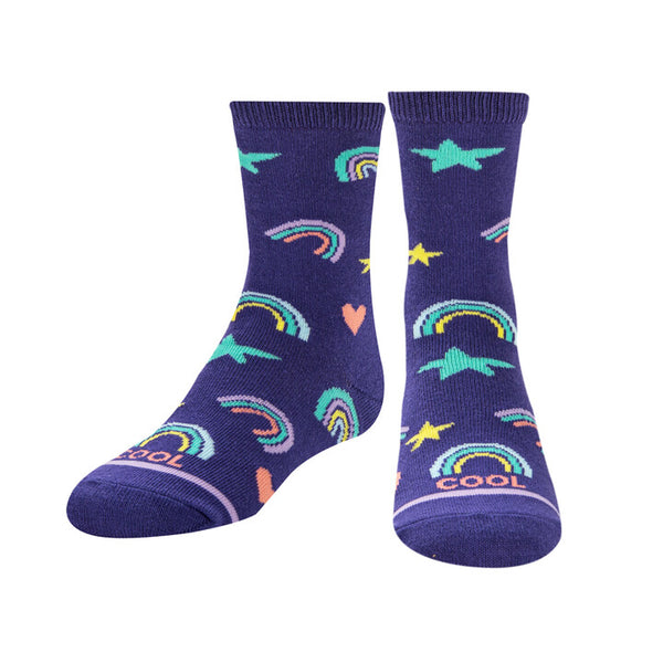 Odd Sox Rainbows Kids Crew Socks