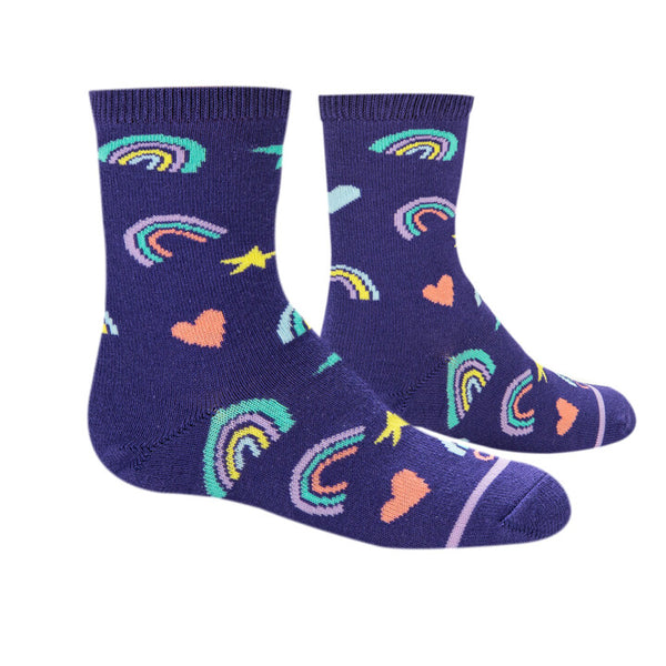 Odd Sox Rainbows Kids Crew Socks