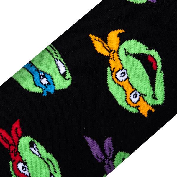 Odd Sox Retro Turtle Heads Men's Crew Socks