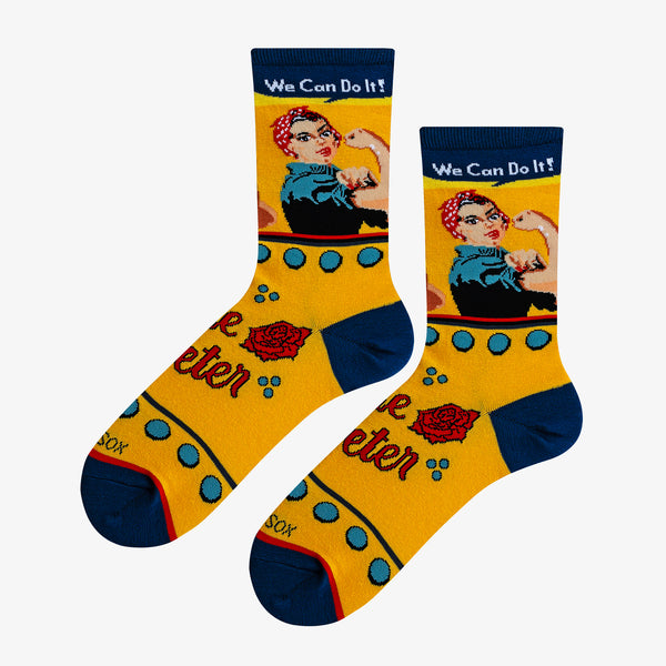 Odd Sox Rosie The Riveter Women's Crew Socks