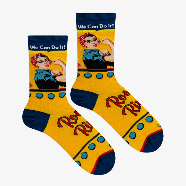 Odd Sox Rosie The Riveter Women's Crew Socks