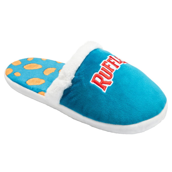 Odd Sox Ruffles Fuzzy Slip-On Slippers