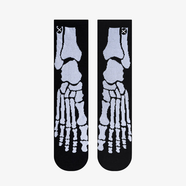 Odd Sox Skeleton Big Kids Crew Socks