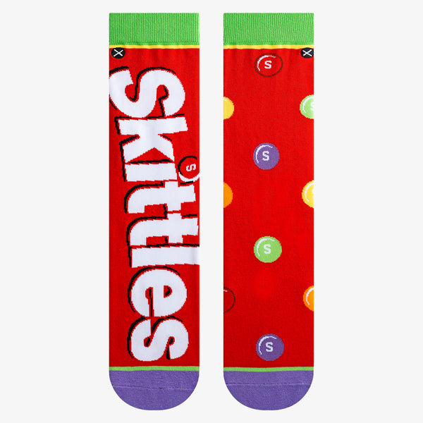 Odd Sox Skittles Split Men's Crew Socks