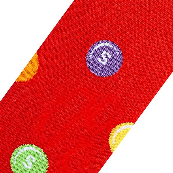 Odd Sox Skittles Split Men's Crew Socks