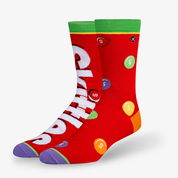 odd sox Skittles Split Men's Crew Socks