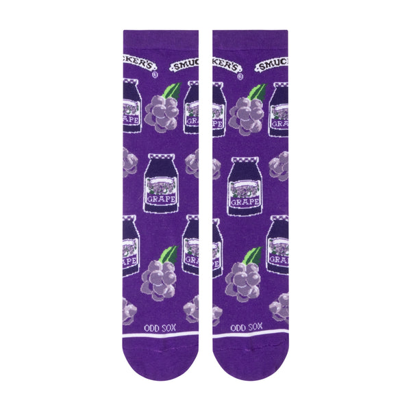 Odd Sox Smucker's Grape Jelly Crew Socks
