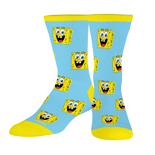 Odd Sox SpongeBob All Over Kids Crew