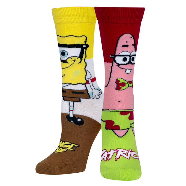 Odd Sox SpongeBob NerdPants Men's Crew Socks