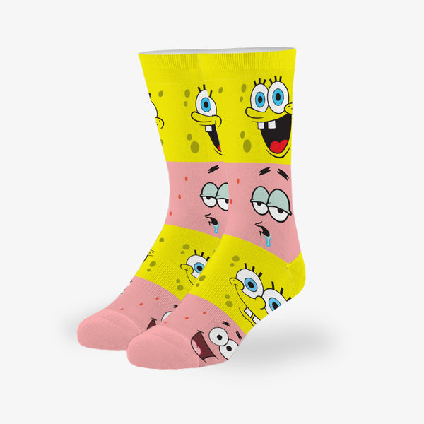 odd sox SpongeBob & Patrick Big Kids Crew Socks