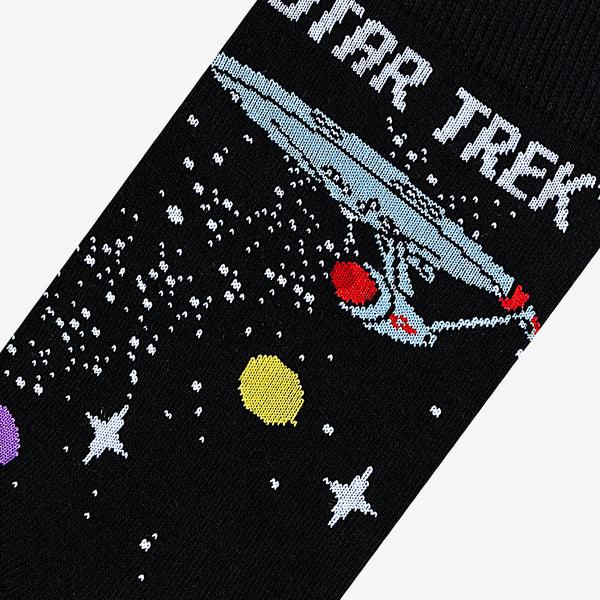 Odd Sox Star Trek Space Travel Women's Crew Socks