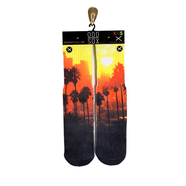 odd sox Sunset Kids Crew Socks