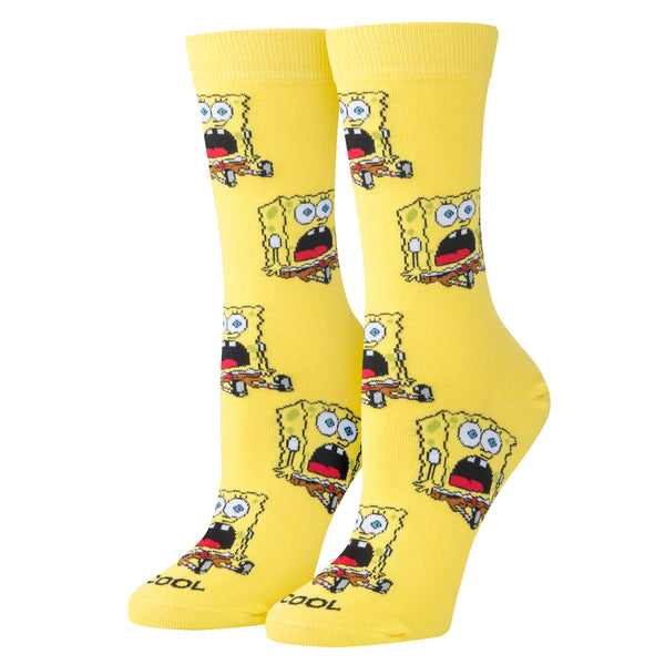 Odd Sox Surprised Bob Women's Crew Socks