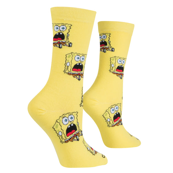 Odd Sox Surprised Bob Women's Crew Socks