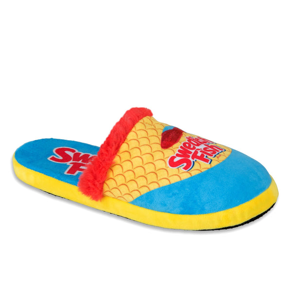 Odd Sox Swedish Fish Fuzzy Slip-On Slippers