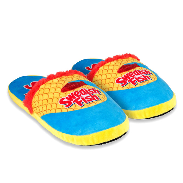 odd sox Swedish Fish Fuzzy Slip-On Slippers