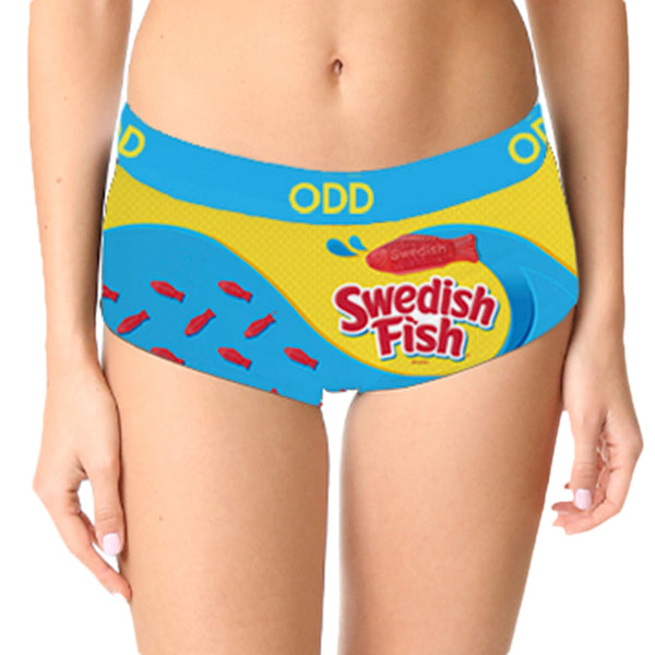 Odd Sox Swedish Fish Women's Boy Shorts