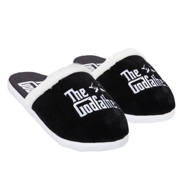 odd sox The Godfather Fuzzy Slip-On Slippers
