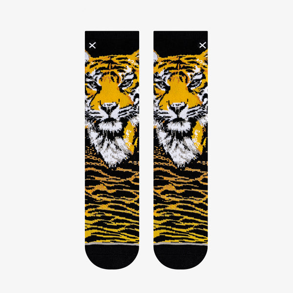 Odd Sox Tiger Big Kids Crew Socks