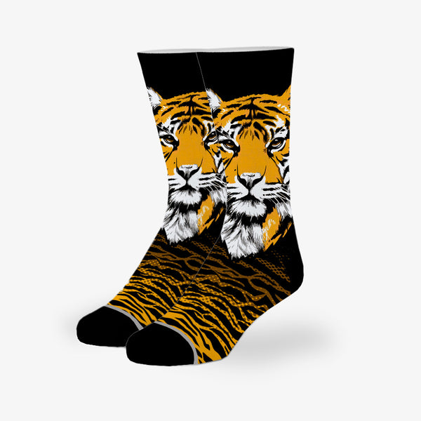 odd sox Tiger Big Kids Crew Socks