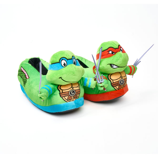 Odd Sox TMNT Raph & Leo 3D Slippers