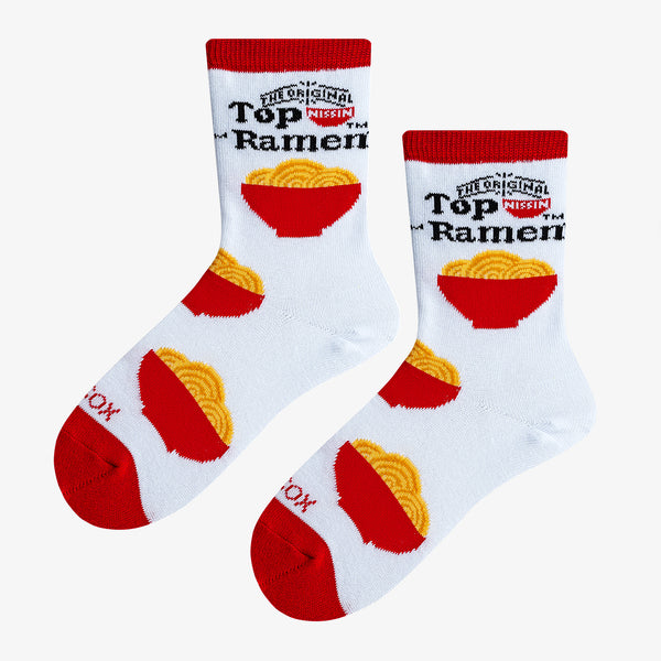Odd Sox Top Ramen Bowls Big Kids Crew Socks