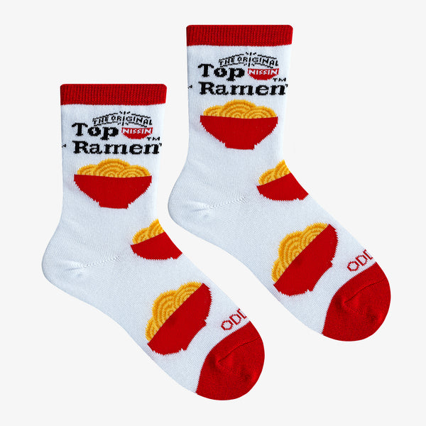 Odd Sox Top Ramen Bowls Big Kids Crew Socks