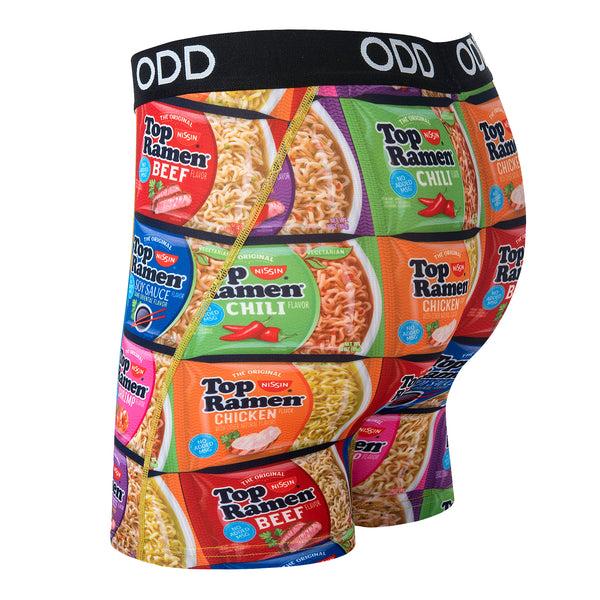 Odd Sox Top Ramen Flavors Men's Boxer Briefs
