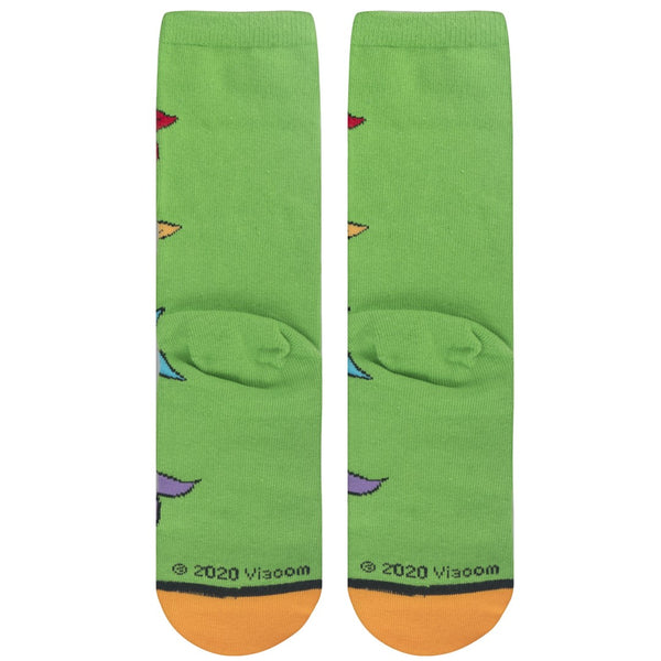 Odd Sox Turtle Boys Big Kids Crew Socks