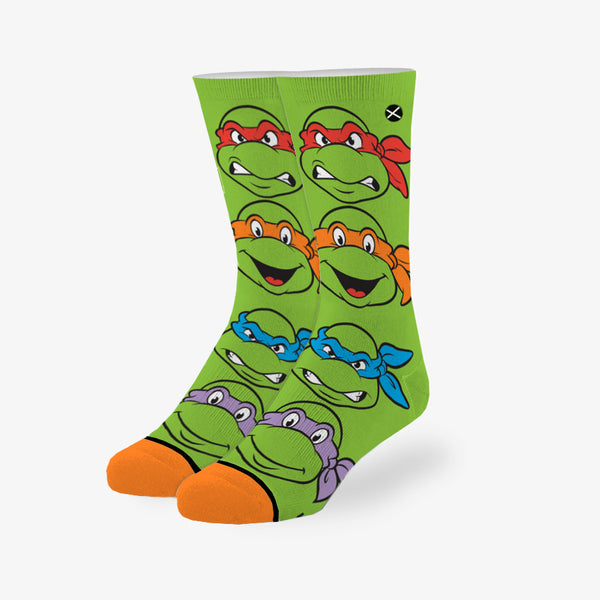 odd sox Turtle Boys Big Kids Crew Socks