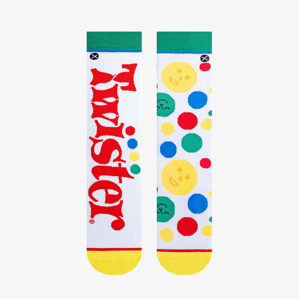 Odd Sox Twister Split Big Kids Crew Socks