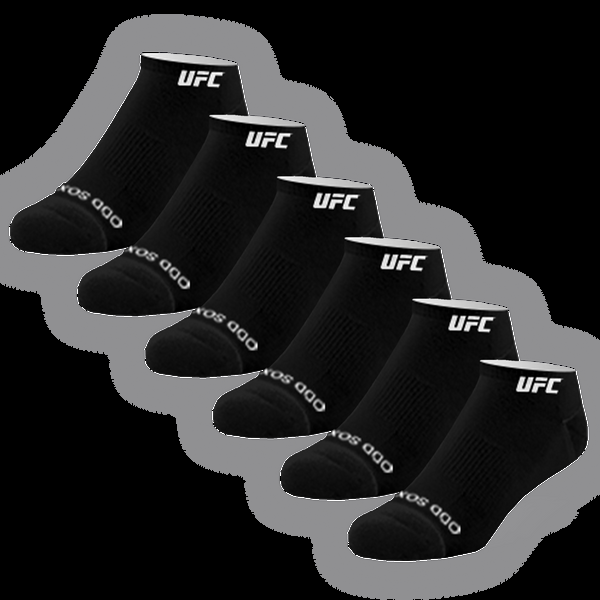 Odd Sox UFC Logo Men's Ankle Socks - 6-Pack