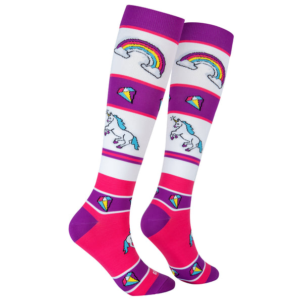 Odd Sox Unicorns Compression Socks