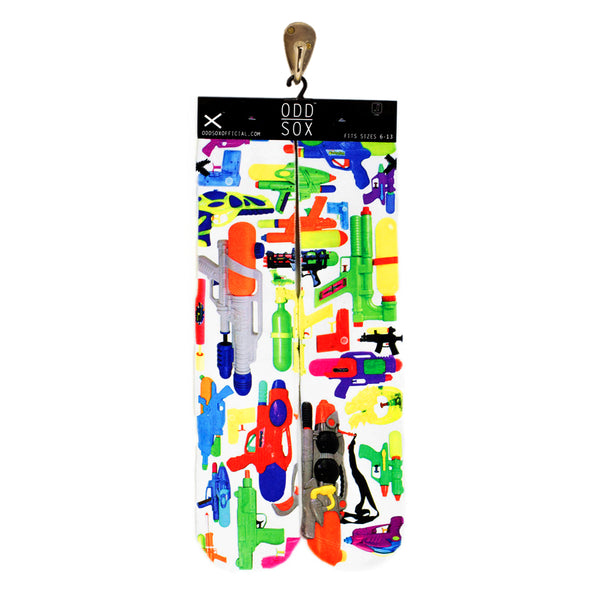 Odd Sox Water Guns Kids Crew Socks