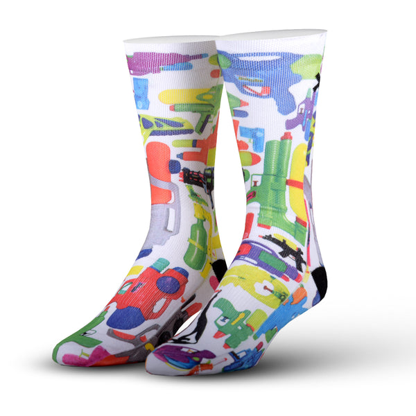odd sox Water Guns Kids Crew Socks