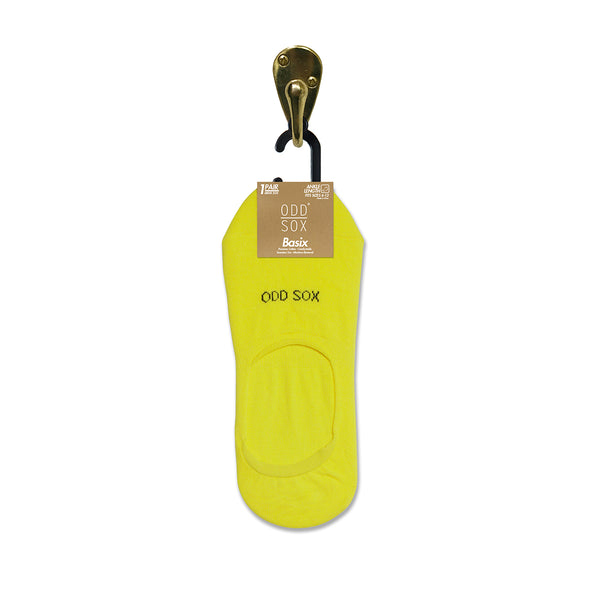 Odd Sox Yellow Basix Fashion No Show