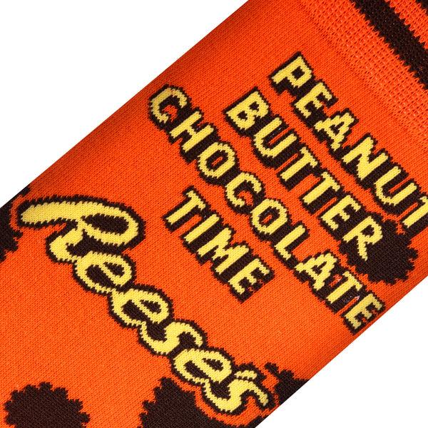 Odd Sox Reese's Peanut Butter Chocolate Time Men's Crew Socks