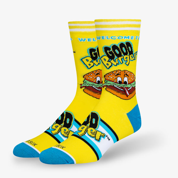 odd sox Welcome To The Good Burger Men's Crew Socks